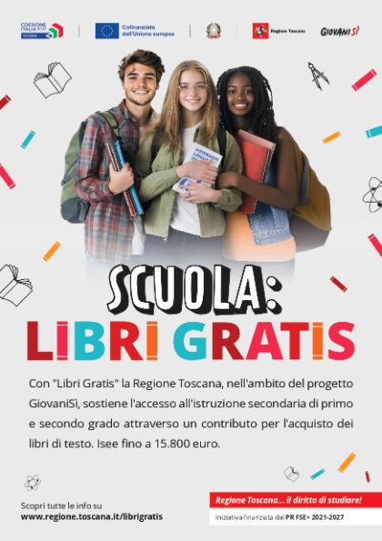 Libri Gratis per l'anno scolastico 2026-2027: domande fino al 30 giugno
