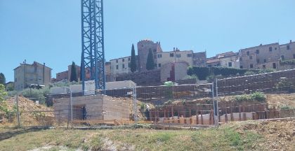 Eugenio Giani a Rapolano Terme per visitare il cantiere della Casa della Comunità