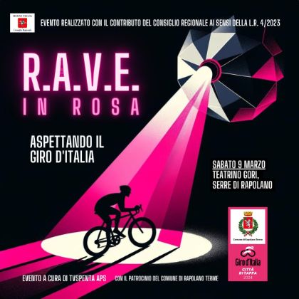 A Serre di Rapolano ‘R.A.V.E. in Rosa’ tra passione sportiva e musica A Serre di Rapolano ‘R.A.V.E. in Rosa’ tra passione sportiva e musica