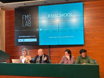 Un momento della presentazione delle residenze