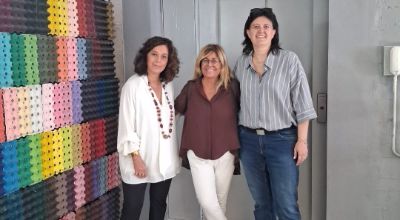 Gianna Trapassi con dirigente scolastica e docente fiduciaria