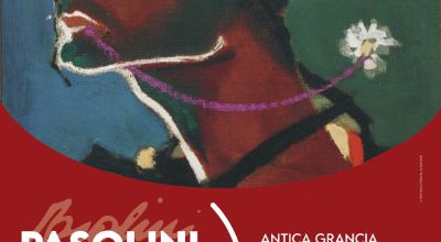 Manifesto mostra Pasolini. Pitture Paesaggi Persone