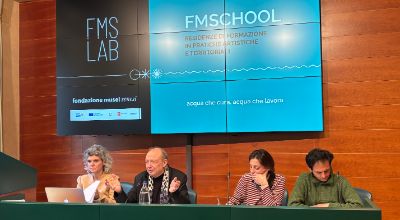 Un momento della presentazione delle residenze